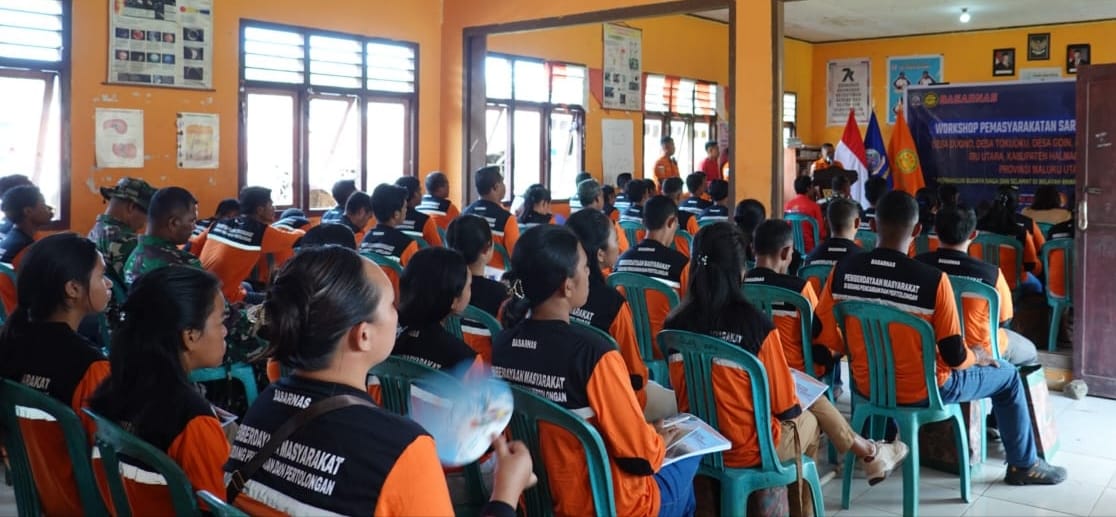 Basarnas Ternate Gelar Workshop Pemasyarakatan SAR di Halmahera Barat