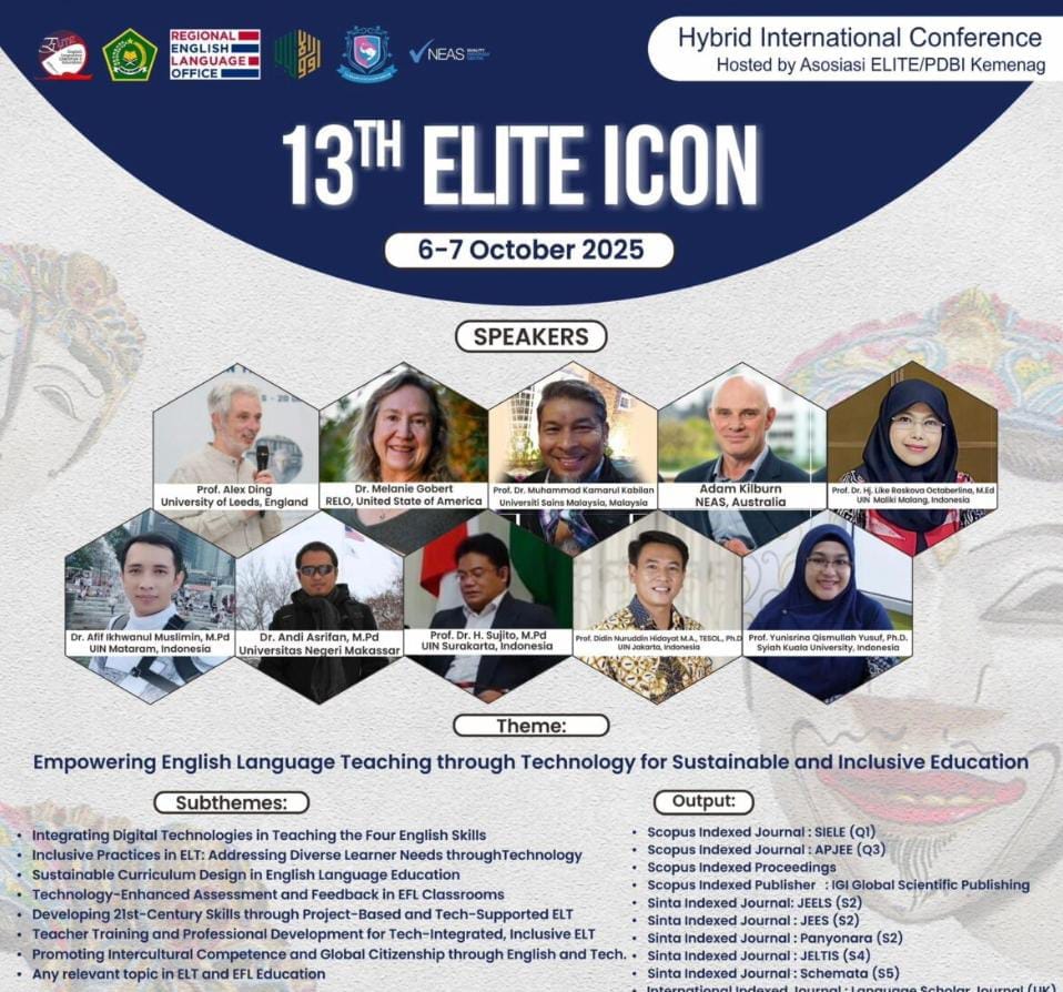 Mahasiswa Tadris Bahasa Inggris UIN Palangka Raya Tembus Ajang Konferensi Internasional ELITE ICON 2025