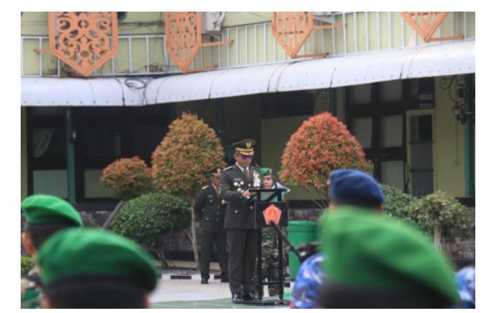 Panglima TNI Tekankan Soliditas dan Kemanunggalan TNI-Rakyat Pada HUT ke-80 di Korem 101/Antasari