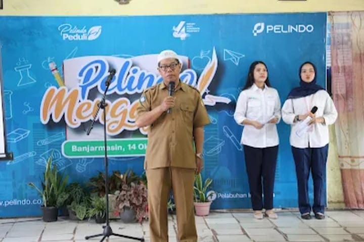 PT Pelabuhan Indonesia (Persero) Regional 3 Sub Regional Kalimantan Dorong Generasi Cerdas Melalui Program Pelindo Mengajar