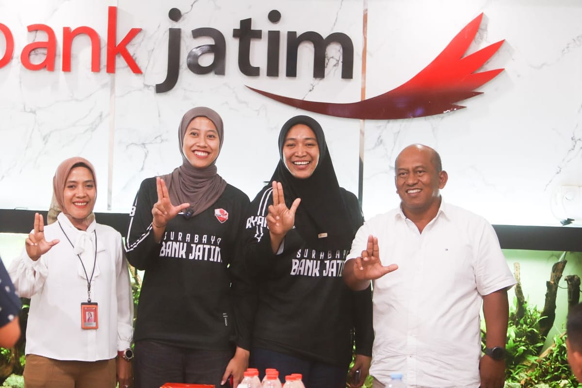 Tim Voli Putri Bank Jatim Optimis Mampu Bersaing Di Babak Final Four Livoli Divisi Utama 2025.
