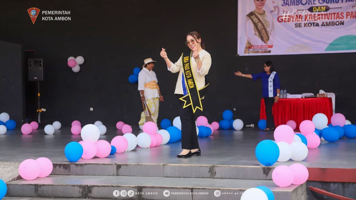 Bunda PAUD Kota Ambon Apresiasi Kreativitas Anak dan Ibu dalam Lomba Fashion Show Gebyar Jambore PAUD