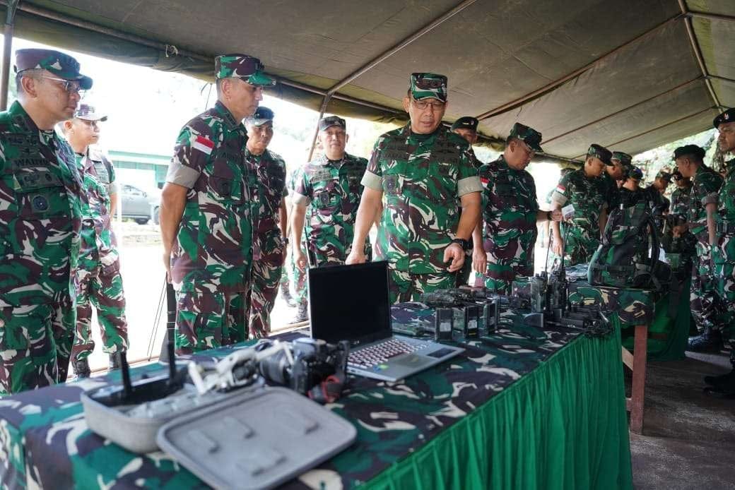 Pangdam XII/Tanjungpura Tinjau Kesiapan Pra Latihan Kekar Malindo 2025