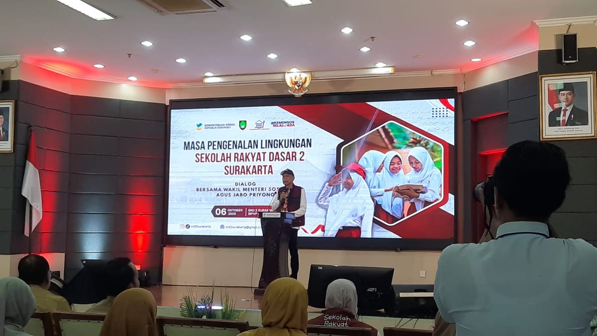 Masa Pengenalan Lingkungan Sekolah Rakyat 2 Surakarta, Diresmikan Wamen Sosial