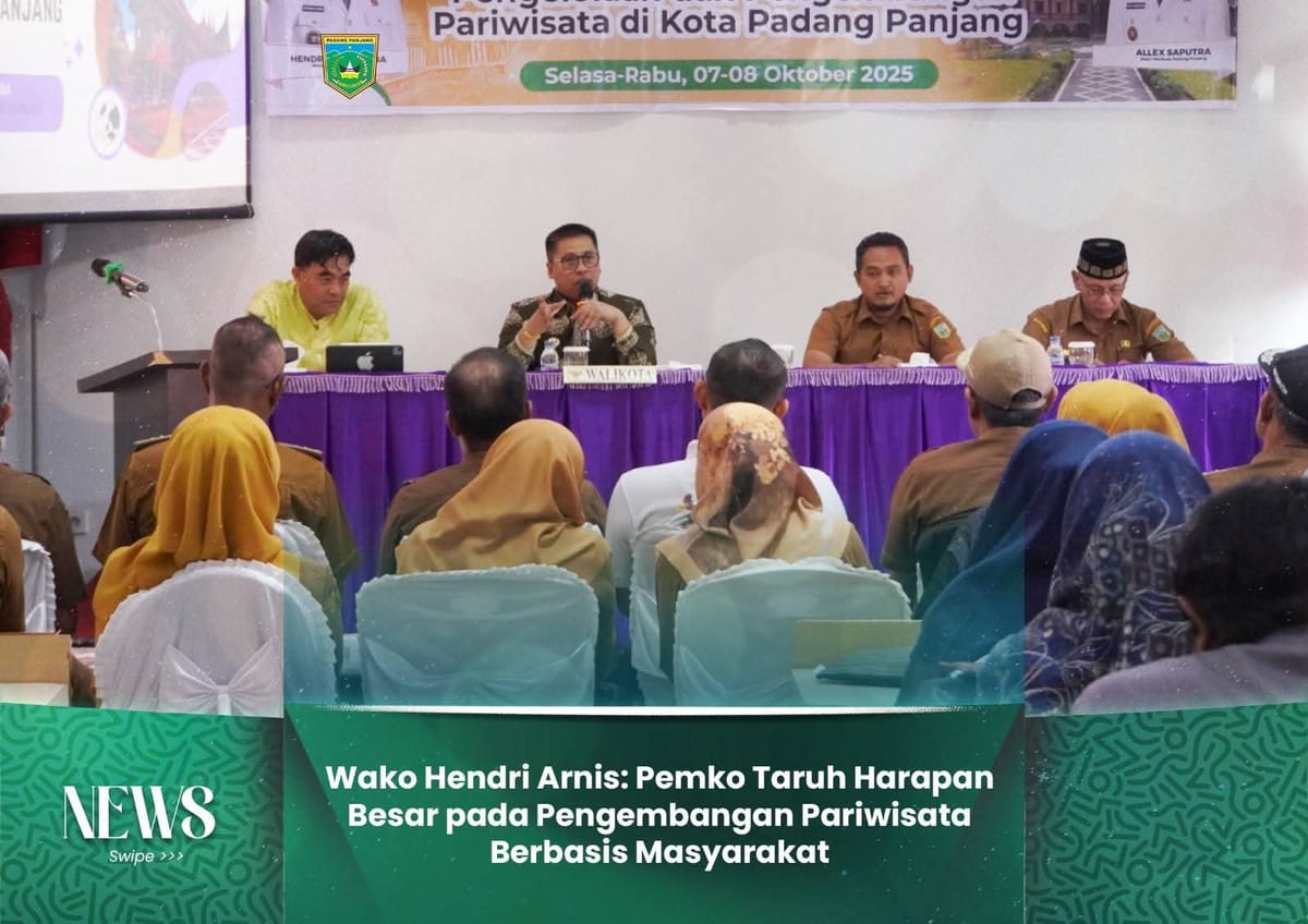 Wako Hendri Arnis: Pemko Taruh Harapan Besar pada Pengembangan Pariwisata Berbasis Masyarakat