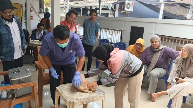 KPKP Jakarta Timur Lakukan Vaksinasi Rabies