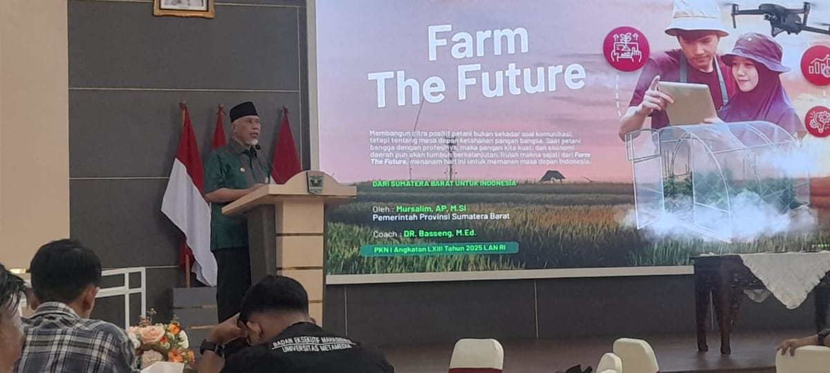 Gerakan Farm the Future Dorong Regenerasi Petani Milenial
