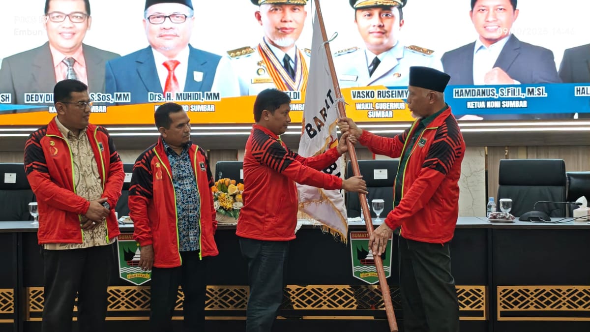 Gubernur Lepas Kontingen PON Beladiri II Sumbar: “Berangkat, Bertanding, Menang!”