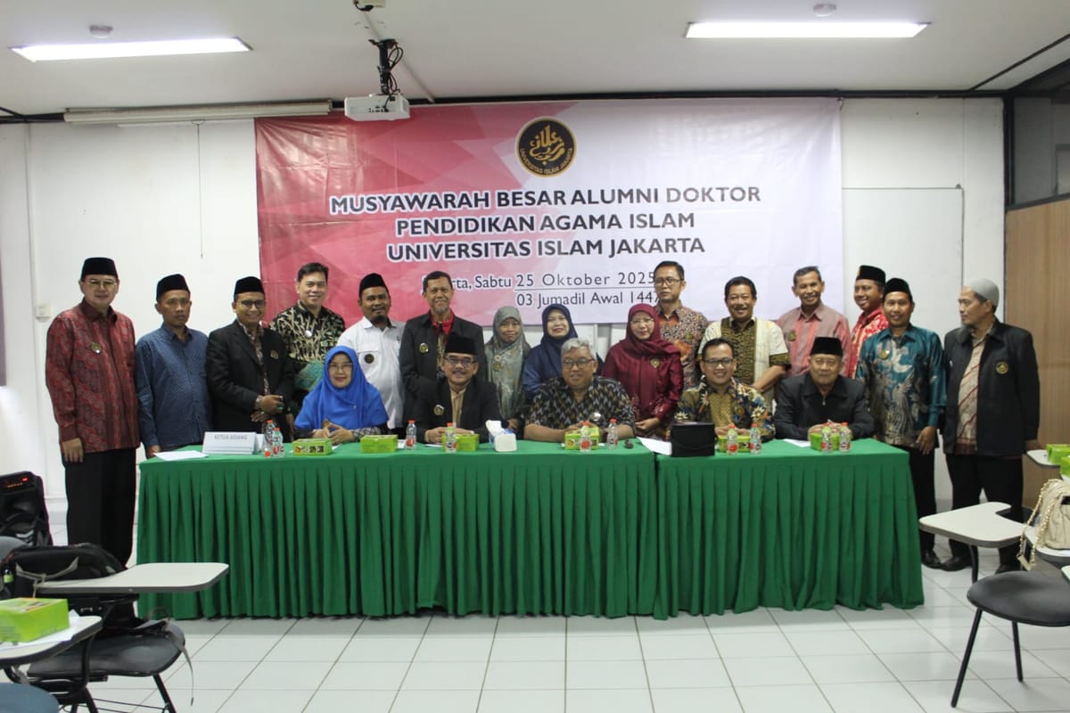 Alumni Doktor PAI UIJ Inginkan Berkontribusi    Pada Almamater Sebagai Amanah Tri Darma
