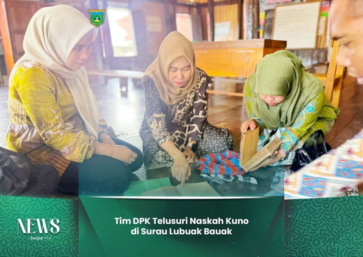 Tim DPK Padang Panjang Telusuri Naskah Kuno di Surau Lubuak Bauak
