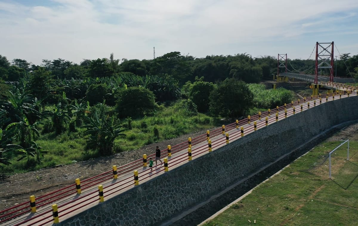 Pembangunan 43 Jembatan Gantung Tahun 2025, Dipercepat Progres Fisik Capai 81 Persen