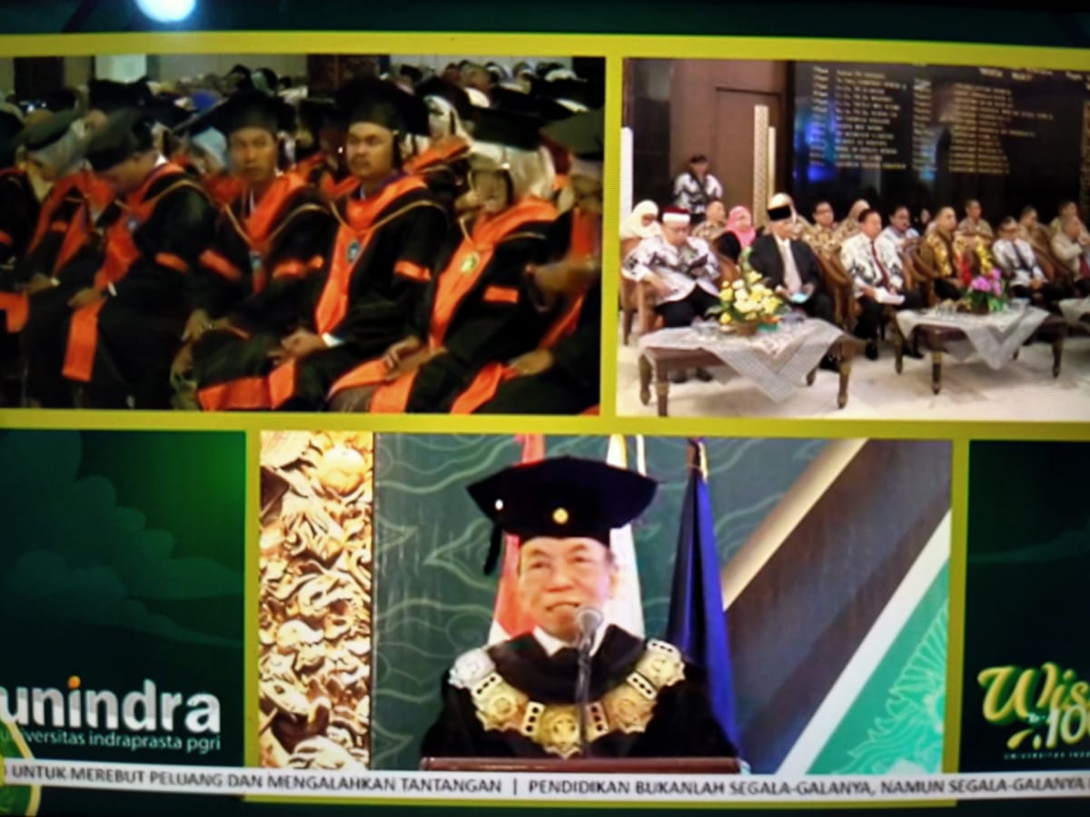 Bertepatan Dengan Hari Sumpah Pemuda ke-97, Unindra Lepas 1.152 Lulusan Sarjana dan Magister