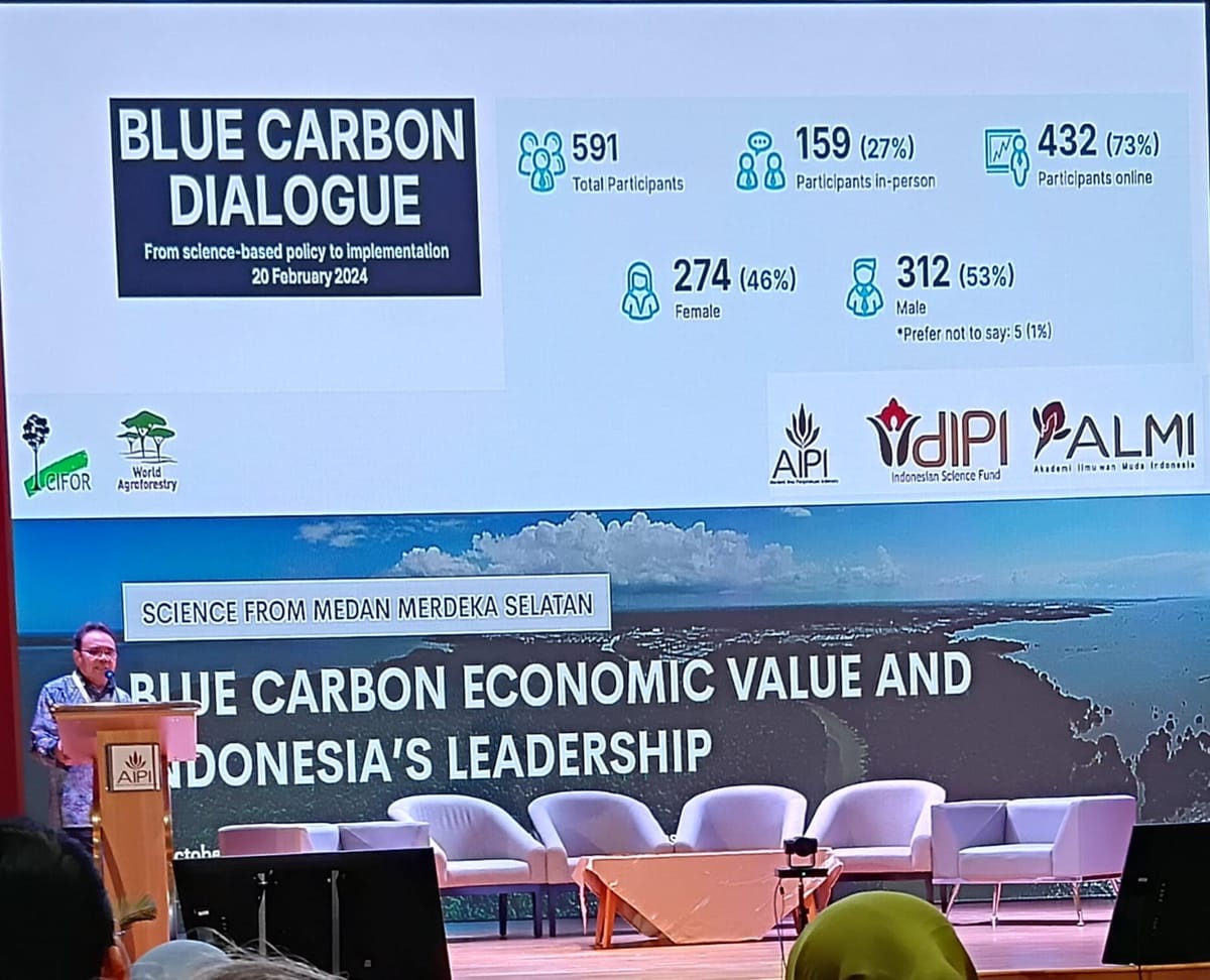 Indonesia Pantas Pimpin Pasar Karbon Dunia termasuk Karbon Biru