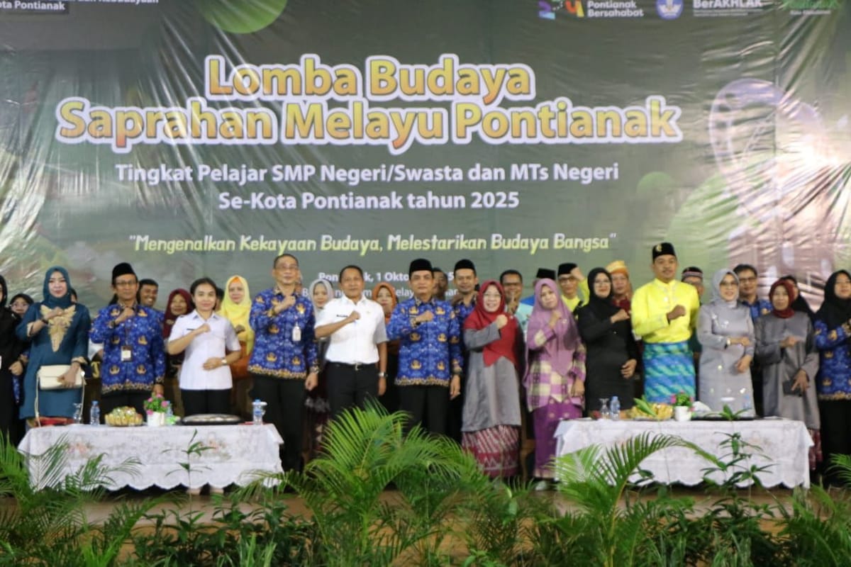 Rumah Adat Melayu Pontianak Gelar Festival Saprahan Pelajar, Lestarikan Budaya Melayu