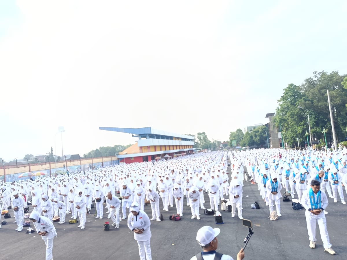 4.468 Pegiat Senam Sehat Indonesia Wai Tan Kung se-Jawa Tengah Gelar Senam Bersama di Purwokerto