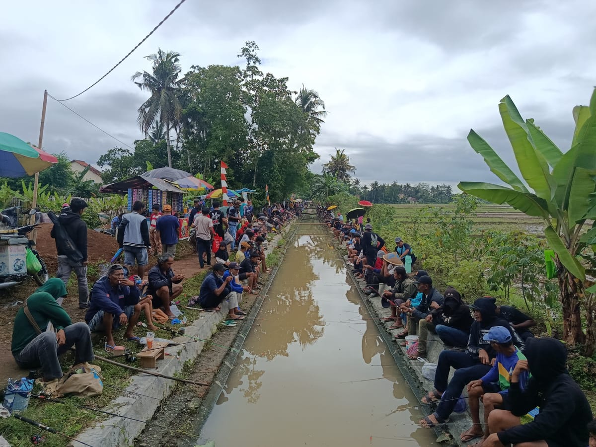Spot Terpanjang, Antusias Terbesar: Serunya Lomba Mancing di Gunung Bawang