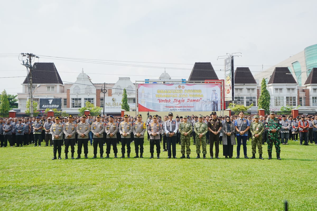 Hadiri Apel Srawung Agung di DIY, Kapolri: Sinergi dengan Warga Jaga Keteraturan Sosial