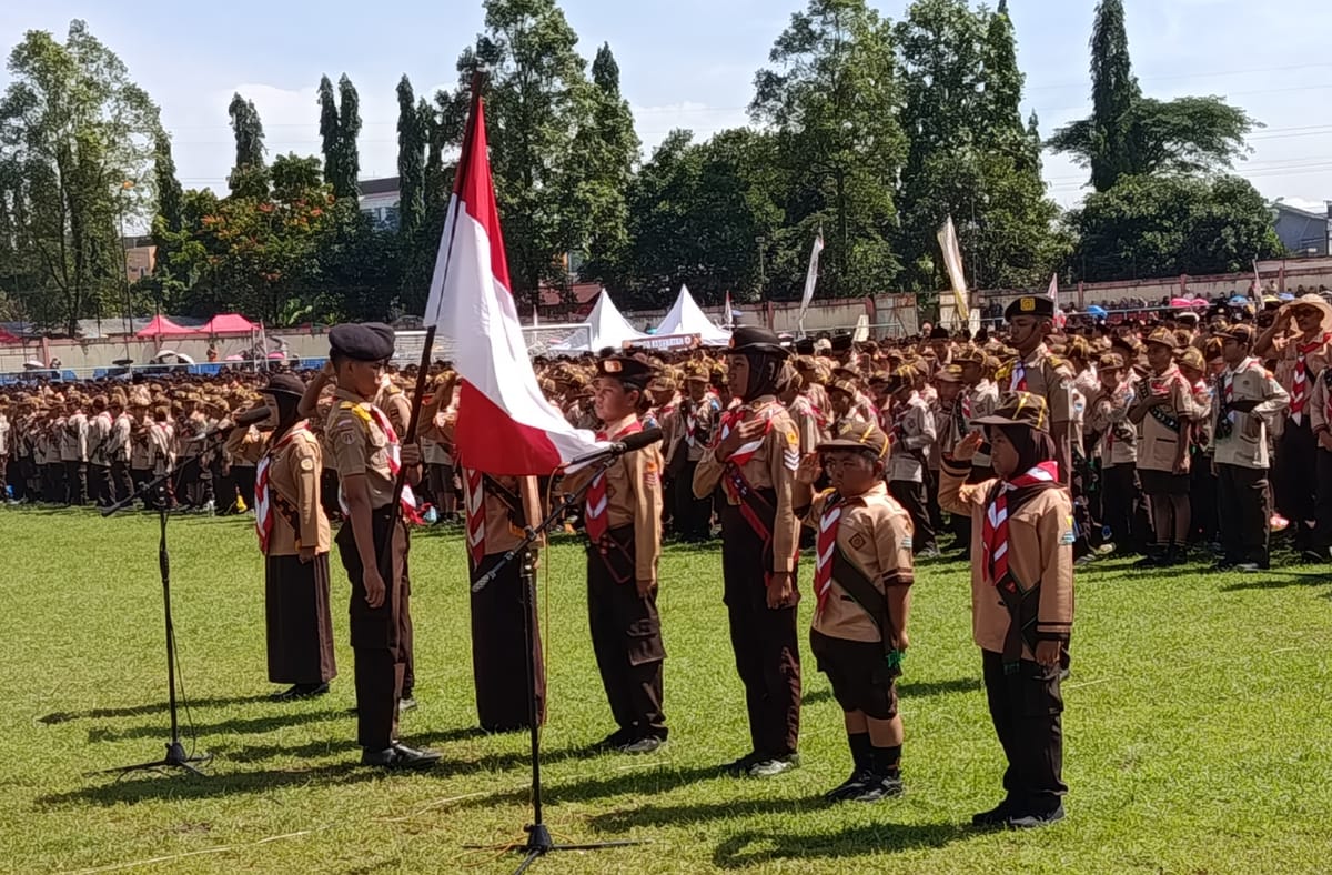 Wakil Ketua Kwarnas Gerakan Pramuka Sigit Muryono Apresiasi Kwarcab Banyumas Dalam Pembinaan Generasi Muda