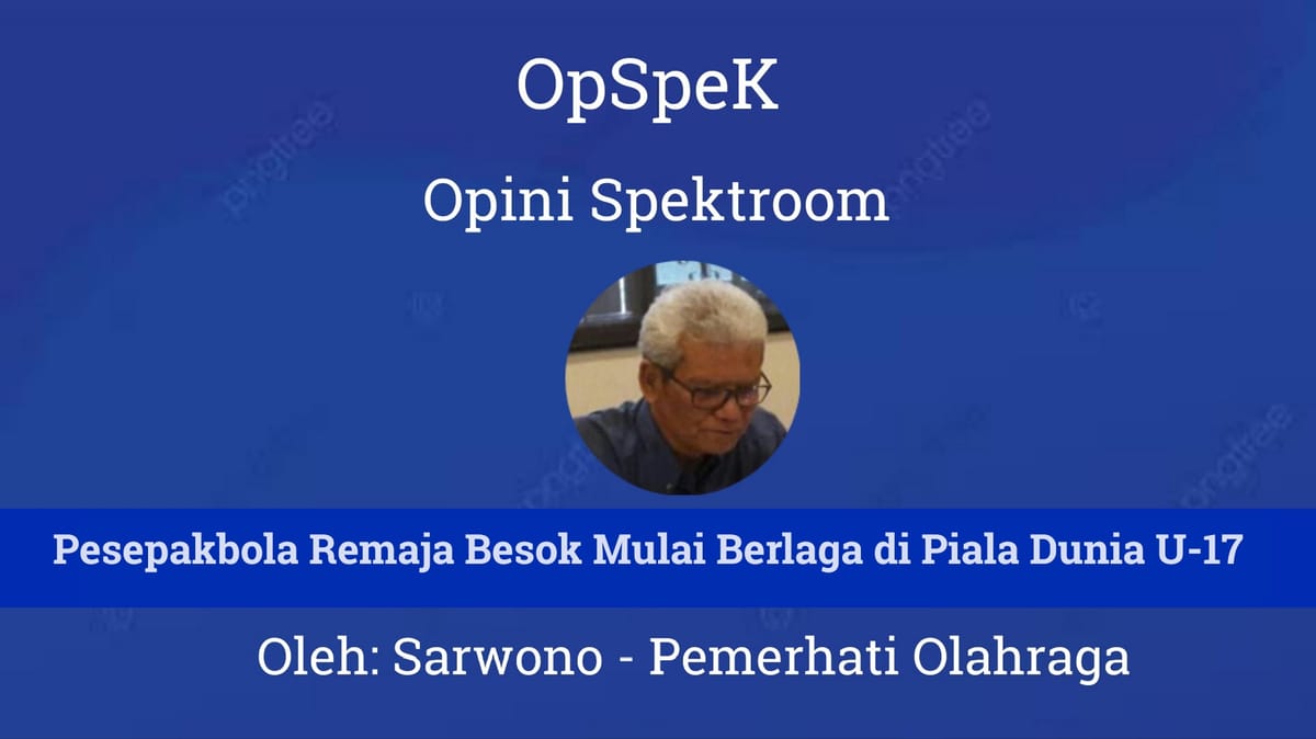 Pesepakbola Remaja Besok Mulai Berlaga di Piala Dunia U-17