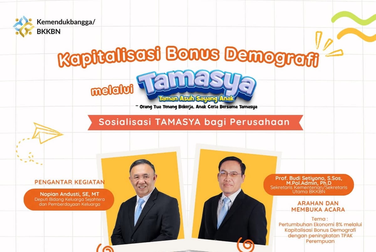 Kapitalisasi Bonus Demografi Melalui Tamasya: Sosialisasi Tamasya bagi Perusahaan.
