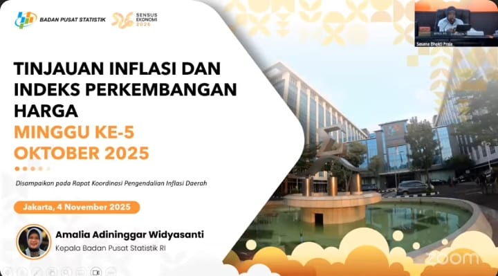 Alami Inflasi Terendah,  Walikota Bandarlampung Dapat Apresiasi Dari Mendagri