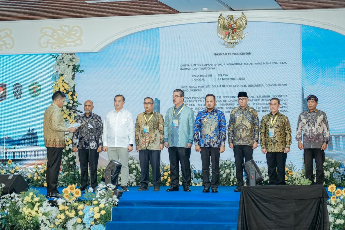 Kukuhan Pengurus APPSI, Ahmad Wiyagus Minta Perkuat Sinergi Pusat dan Daerah