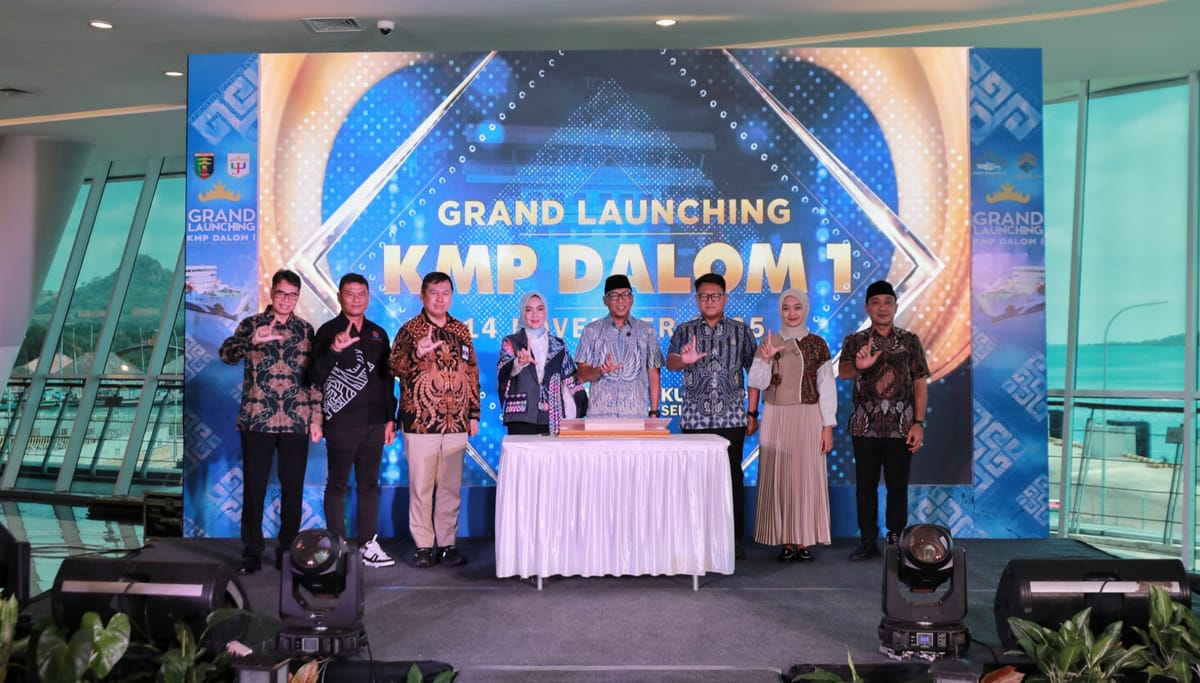 Luncurkan KMP  DALOM 1, Langkah Strategis Perkuat Konektivitas Antarwilayah