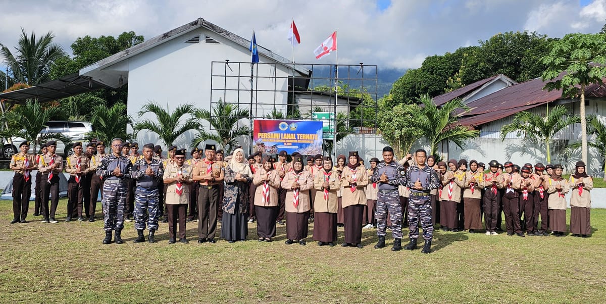 Lanal Ternate Gelar Perjusami Korps Kadet Republik Indonesia