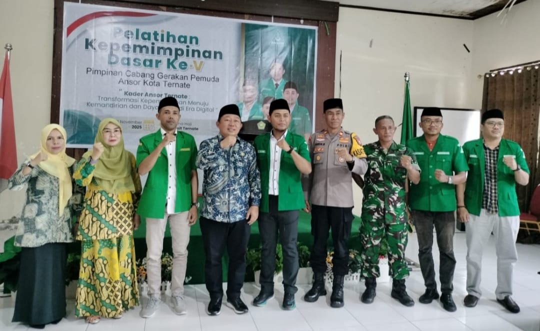 GP Ansor Kota Ternate Laksanakan Pelatihan Kepemimpinan Dasar