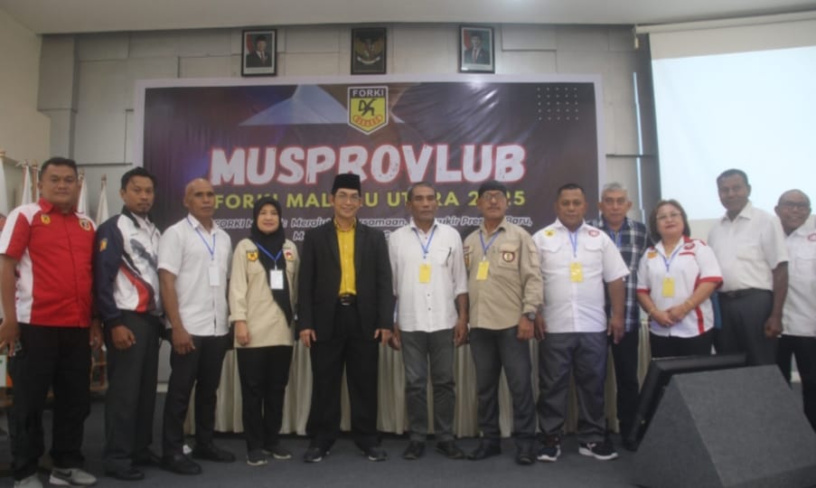 Terpilih Dalam Musorprovlub, Ahmad Asagaf Pimpin FORKI Maluku Utara 2025-2029