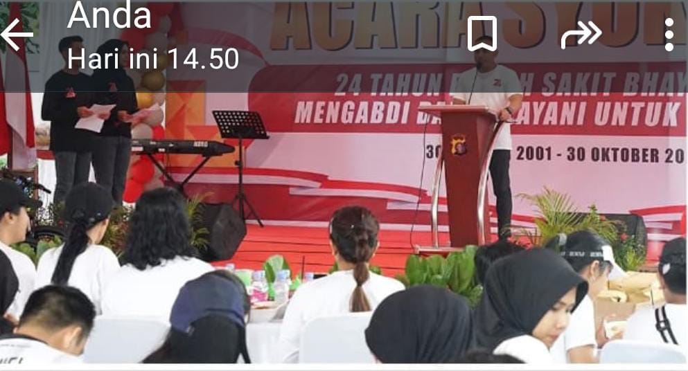 Rayakan HUT ke-24, Rumkit Bhayangkara Polda Kalteng Tebar Semangat Sehat dan Kebersamaan