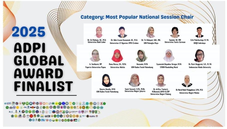UIN Palangka Raya Raih ADPI Global Award di Malaysia, Kategori Most Popular Lecturer