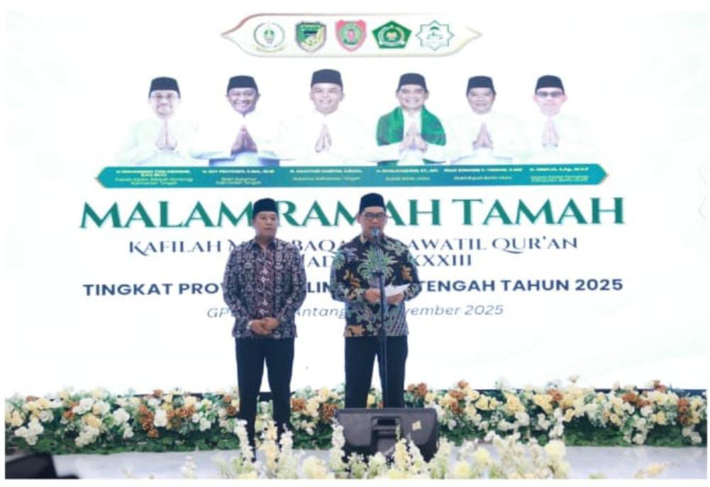 Malam Ta’aruf MTQH XXXIII Hangatkan Muara Teweh, Ukhuwah Kafilah Kalteng Menguat