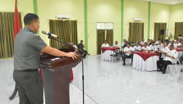 Kodim 1002/HST Gelar Komsos dengan Aparat Pemerintah, Perkuat Sinergi Dukung Pembangunan Daerah