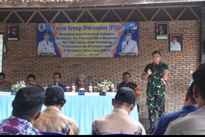 Trantibum HST Diperkuat, Dandim 1002/HST Soroti Pentingnya Kerja Sama TNI–Polri–Pemda