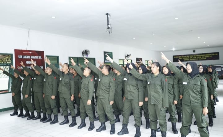 12 Mahasiswa UNUKASE Menjadi Bagian Dari 100 Mahasiswa KalSel Ikuti Diksar Komando