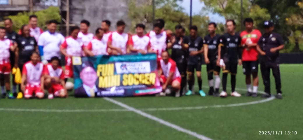 Semarak HUT Golkar Ke-61, Gelar Turnamen Mini Soccer Dengan Media