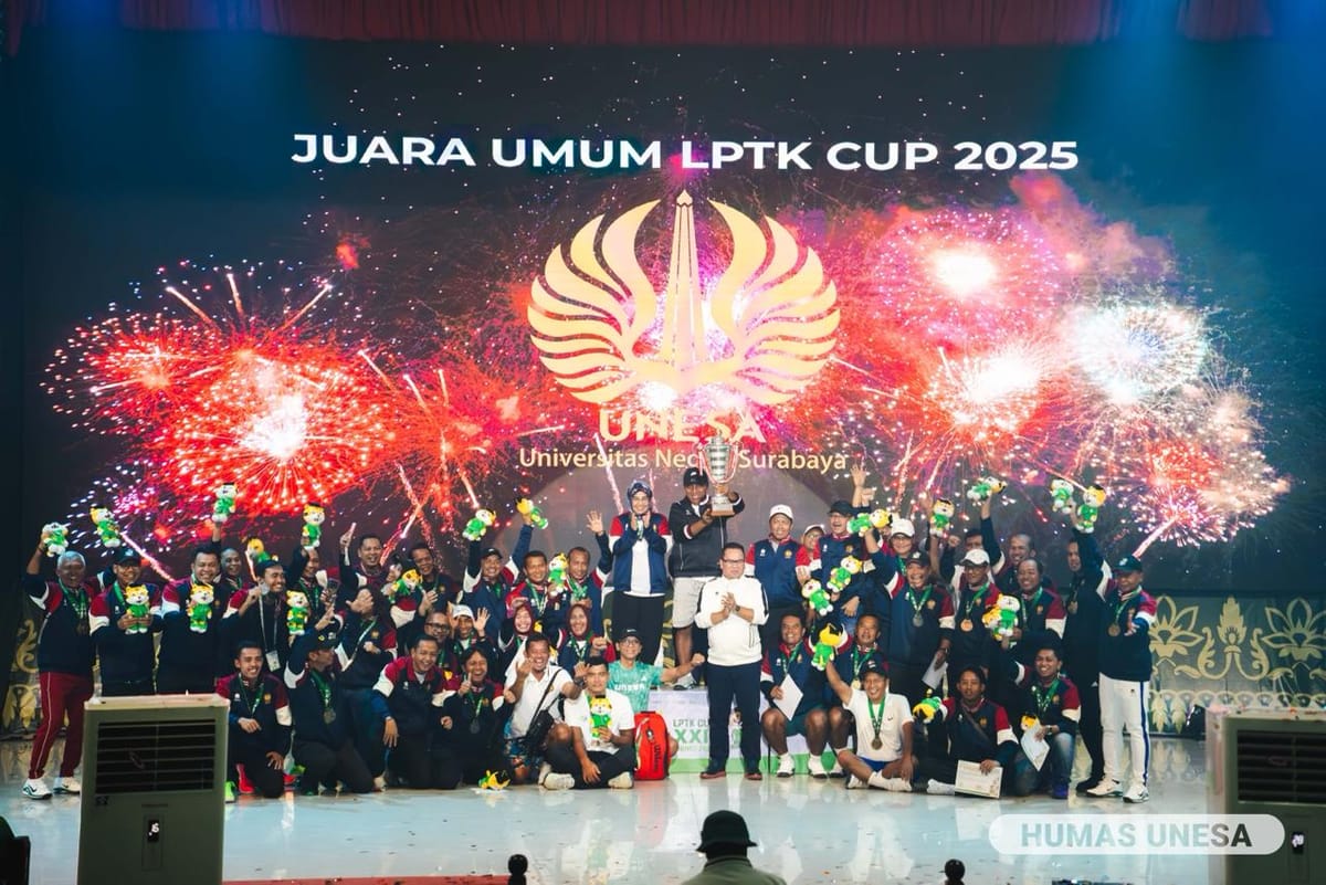 Unesa Juara Umum LPTK Cup XXII 2025 di Medan,  Bawa Pulang 5 Emas, 6 Perak dan 2 Perunggu