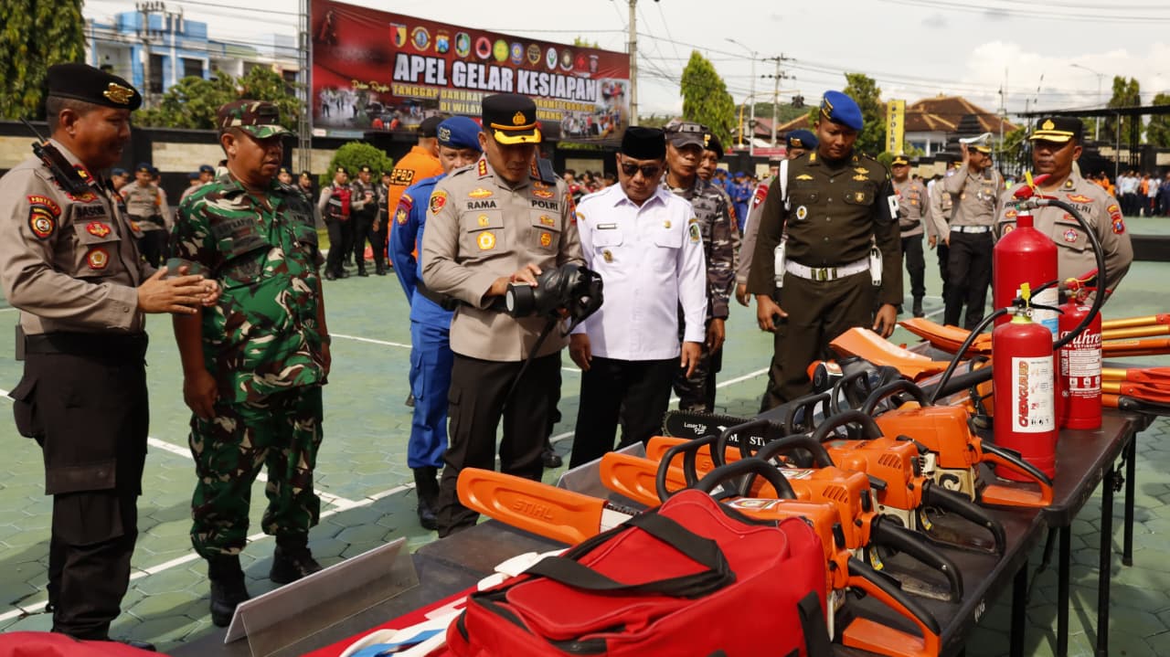 Hadapi Bencana, Banyuwangi Gelar Apel Kesiapan Tanggap Darurat