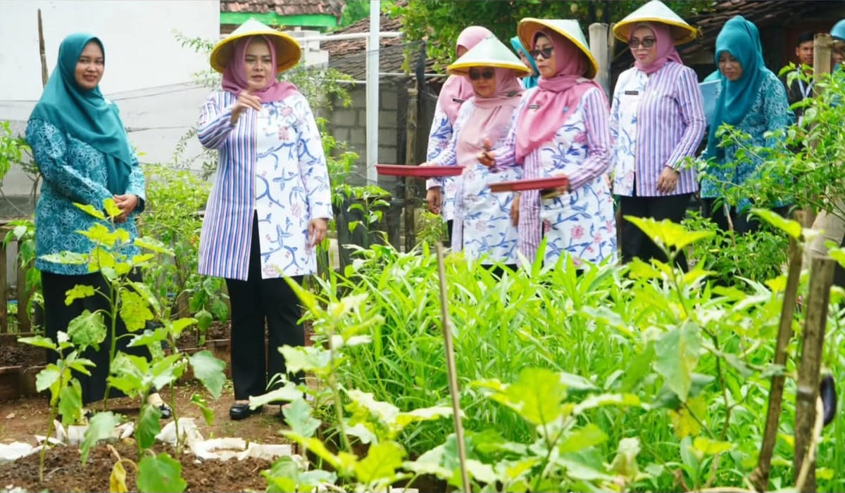 Desa Ngadirejo Wonoasri Jadi Sasaran Penilaian Lomba PKK Tingkat Kabupaten Madiun