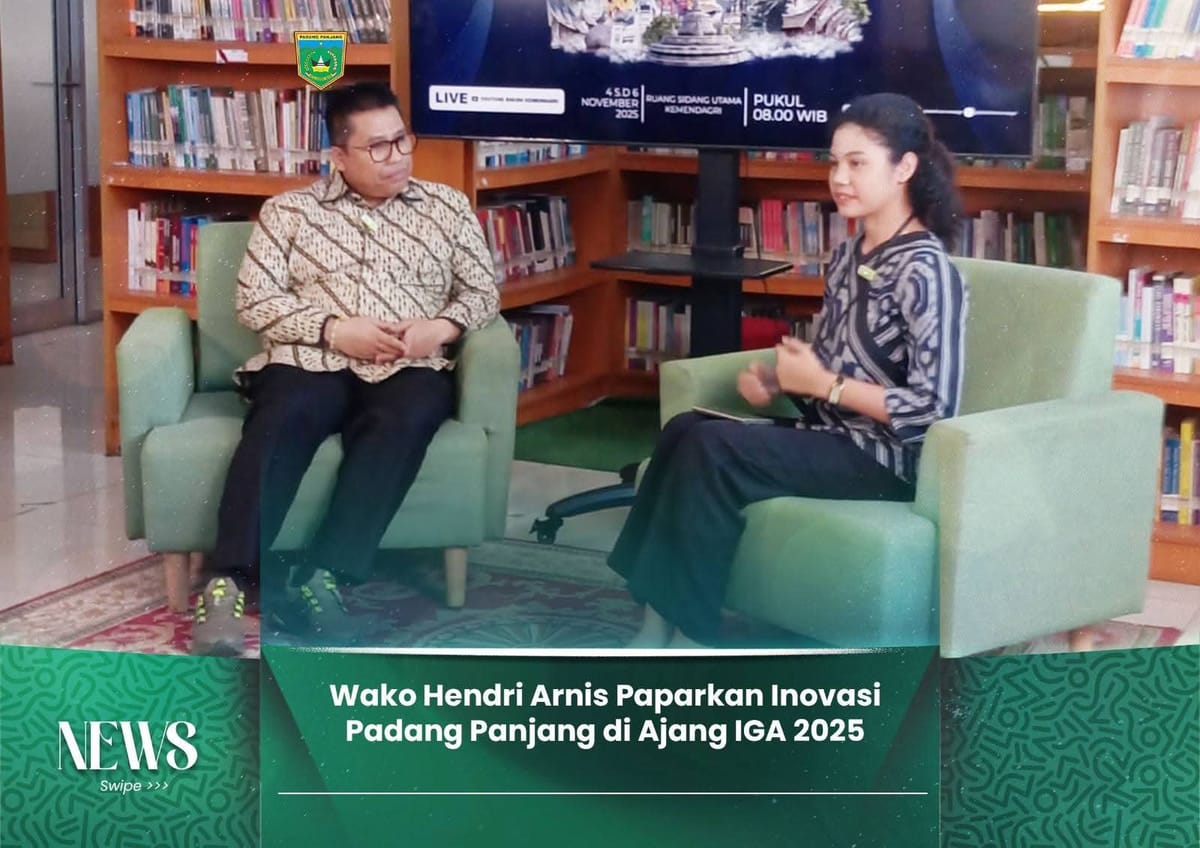 Wali Kota Hendri Arnis Paparkan Inovasi Padang Panjang di Ajang IGA 2025