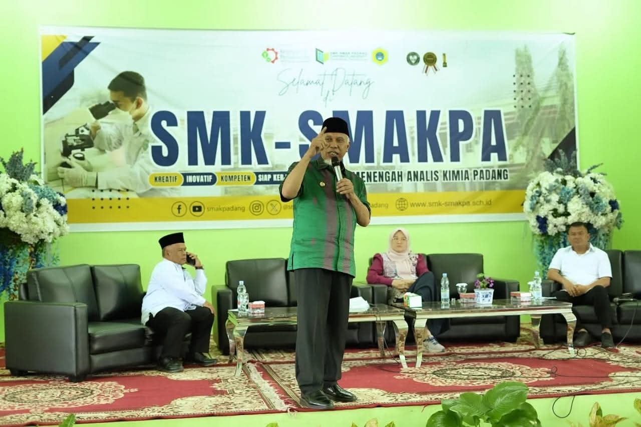 Bukti Peduli Pendidikan, Gubernur Mahyeldi Tambahkan Ruang Kelas Baru Untuk SMK-SMAKPA Padang