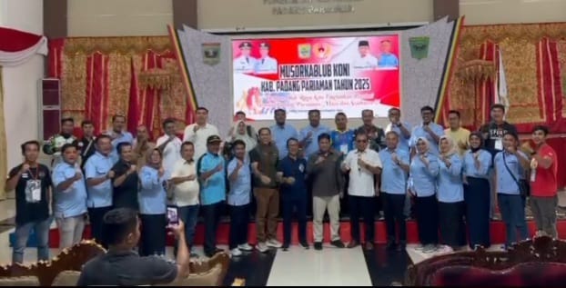 Terpilih Sebagai Ketua KONI Padang Pariaman, Asmadi Dukung Porprov Sumbar 2026 dan Tuan Rumah PON 2032