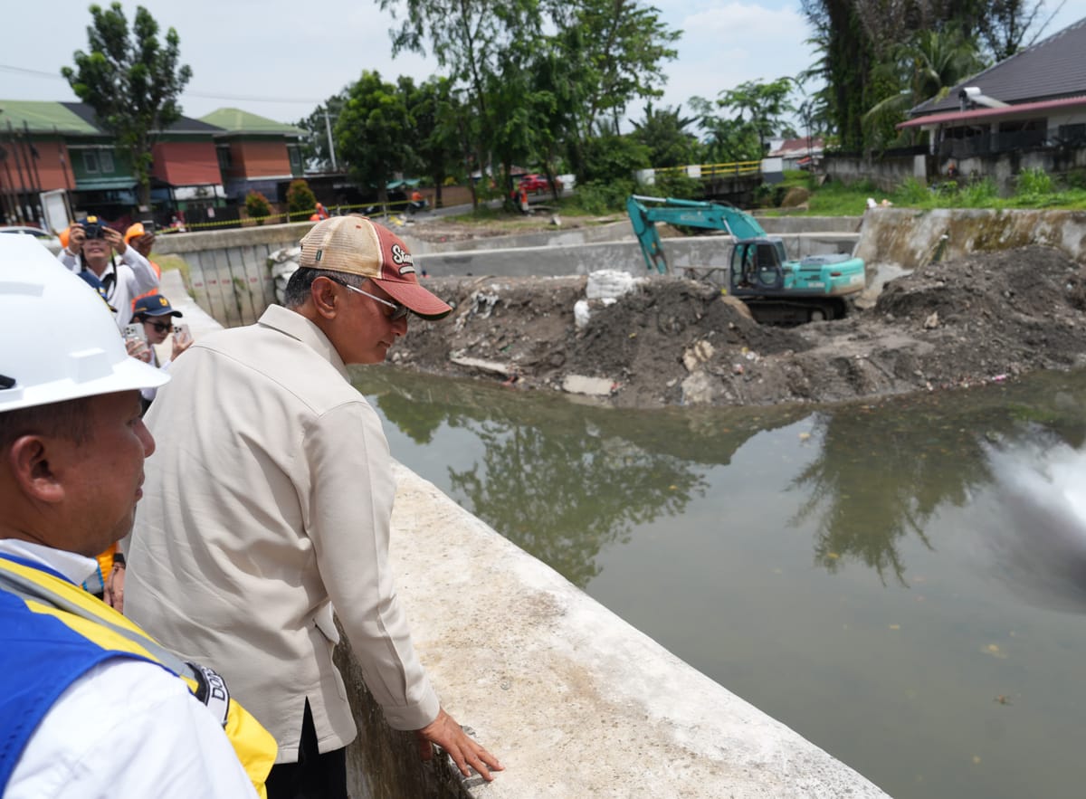 Medan- Belawan Sebentar Tak Banjir Lagi Setelah Floodway  Sikambing Dipercepat Pembangunannya.