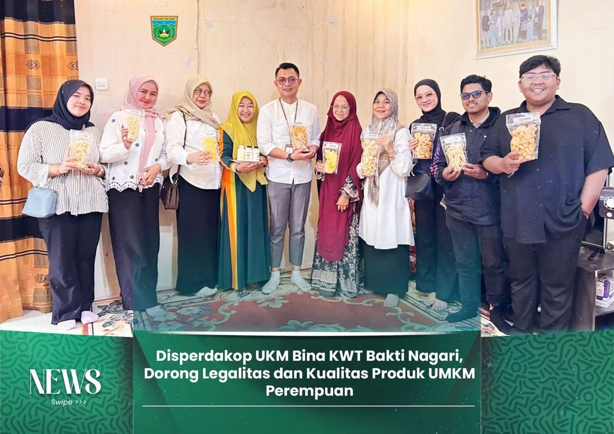 Disperdakop UKM Bina KWT Bakti Nagari, Dorong Legalitas dan Kualitas Produk UMKM Perempuan