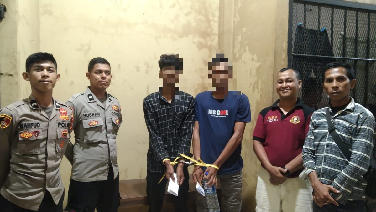 Terlibat Kasus Pencurian, Dua Residivis di Pijay Kembali Berurusan dengan Polisi