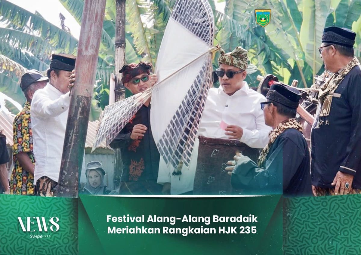 Festival Alang-Alang (Layang-Layang) Baradaik (Beradat) Meriahkan Rangkaian HJK Padang Panjang ke-235