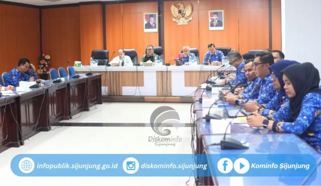 Pemkab Sijunjung Gelar Rapat Koordinasi Percepatan Penyelesaian Status Tanah Kawasan Transmigrasi Muaro Takung