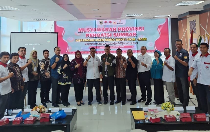 Rifda Suriani Terpilih Pimpin Pergatsi Sumbar 2025–2030, Siap Dukung Porprov 2026