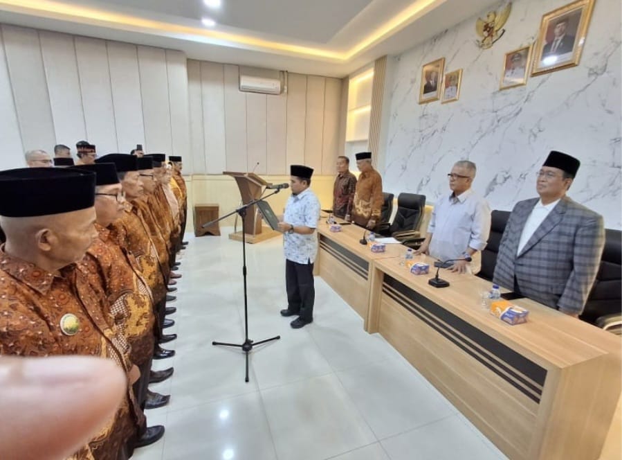 Sempat Tertunda Selama 2,5 Tahun, Pengurus PWRI Kabupaten Solok Akhirnya Dikukuhkan